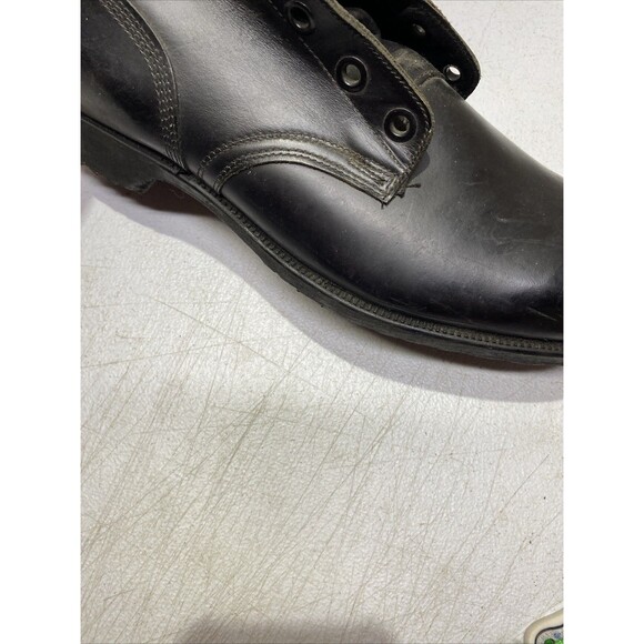 Genesco CIC Vintage US Military Combat Boots Black Leather Lace Up Size 12 N main image 13